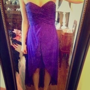 Purple David Bridal’s Dress